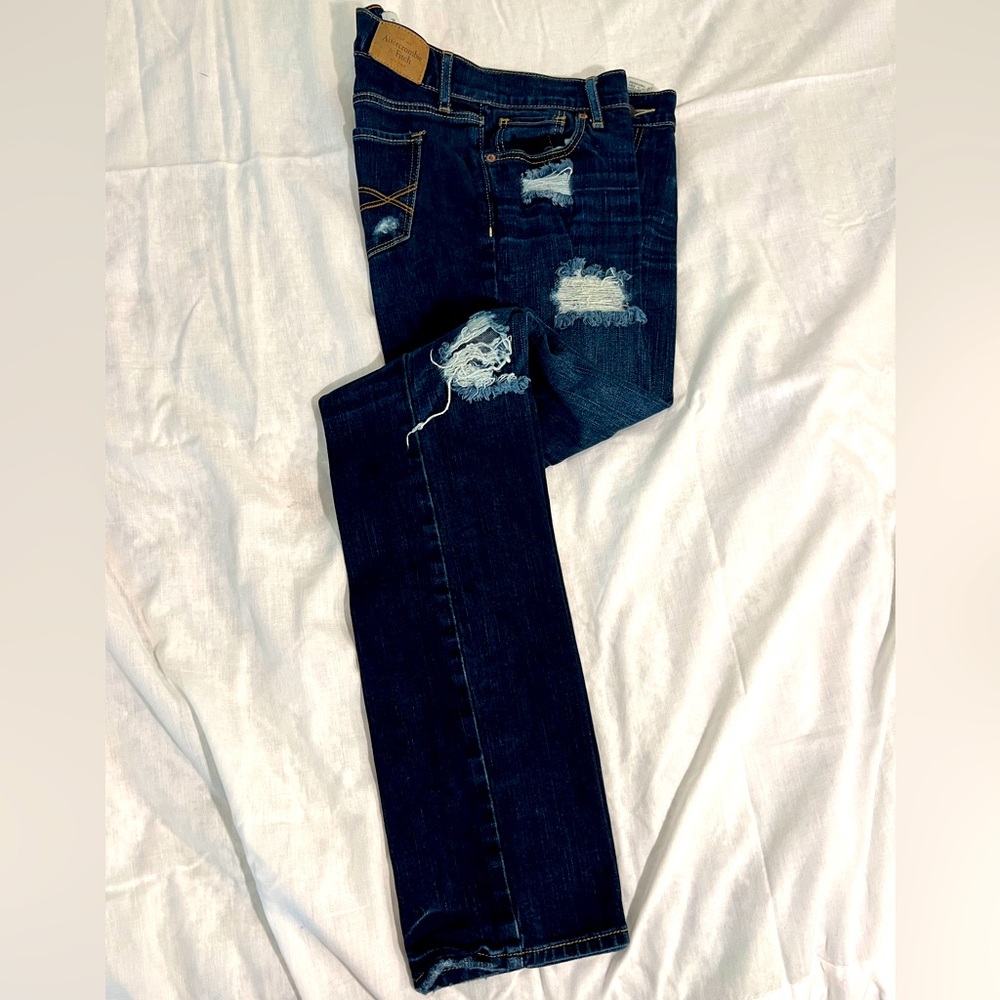 A&F Distressed Jeans - Size 2L